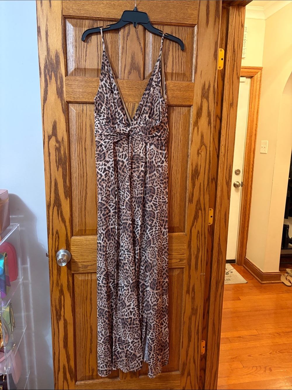 Leopard Print Maxi Dress